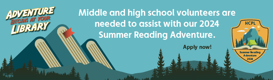 Teens Summer Reading Volunteer Opportunities